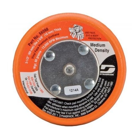 Dynabrade PAD 3-1/2 x 5/8 MED VINYL DB56098